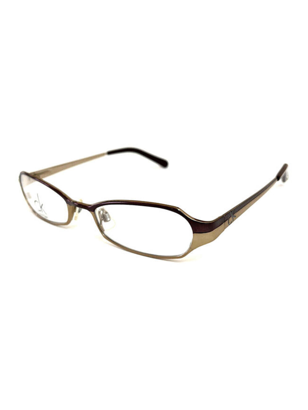 Calvin Klein CK5155 607 Small Brown/Gold Metal Eyeglasses 51-19 130